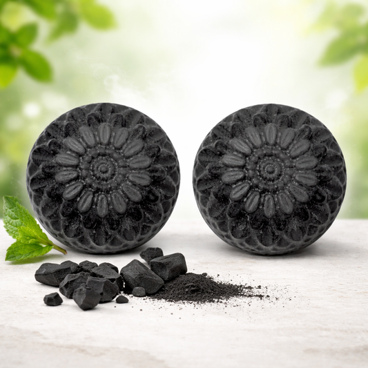 Rudrashree Activated Charcoal Soap – Deep Cleansing & Fresh Skin Care Bar