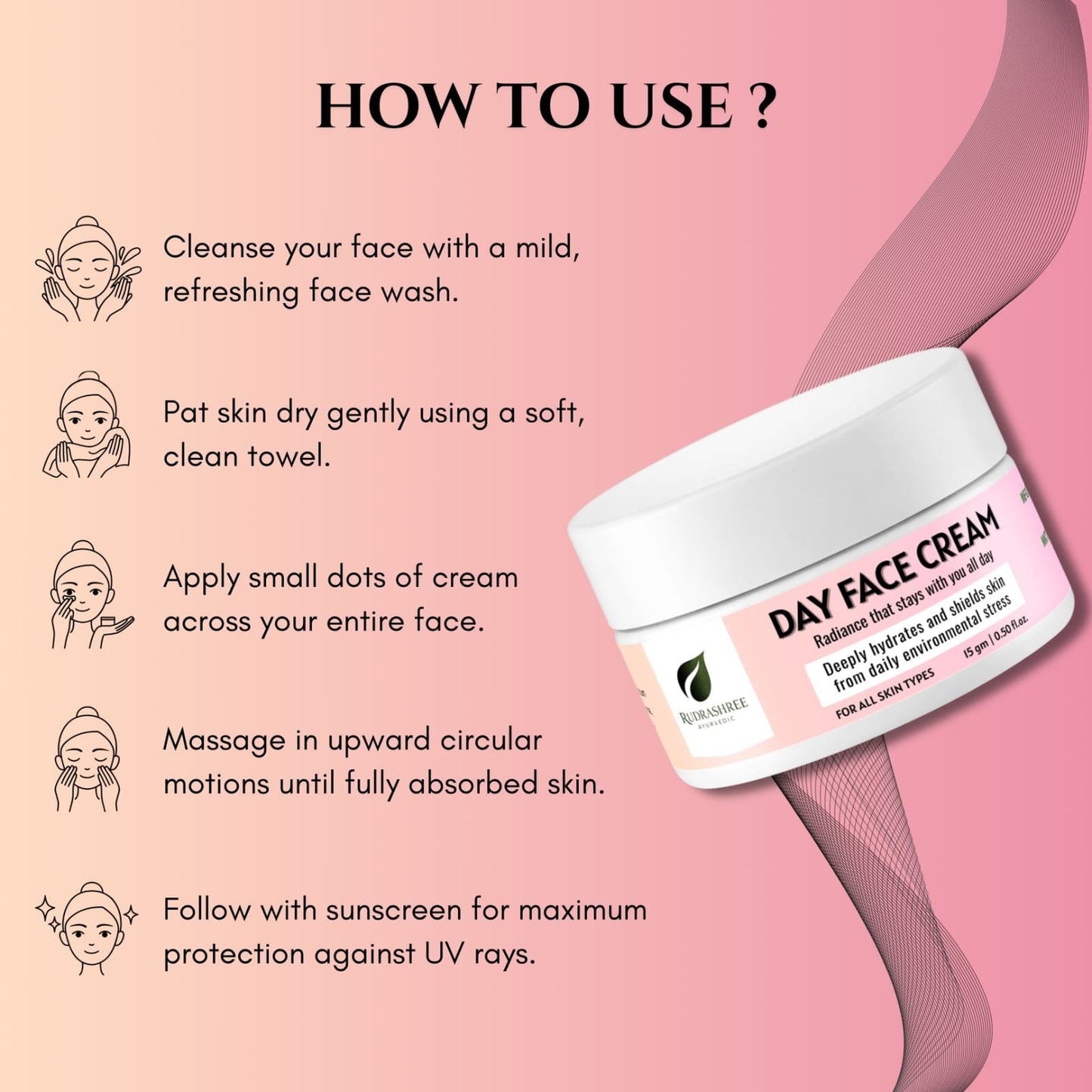 Rudrashree Day Face Cream – Deep Hydration & Daily Skin Protection
